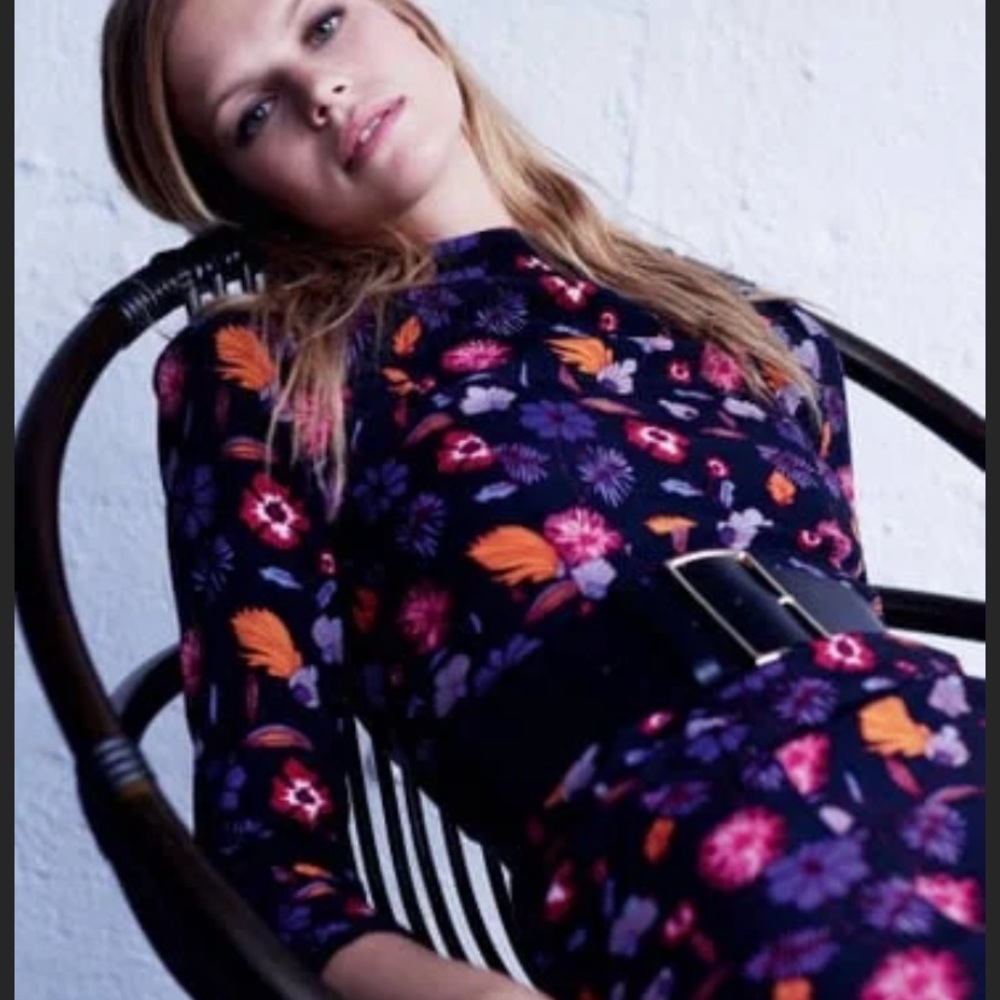 Maha pleated floral dress from ba&sh